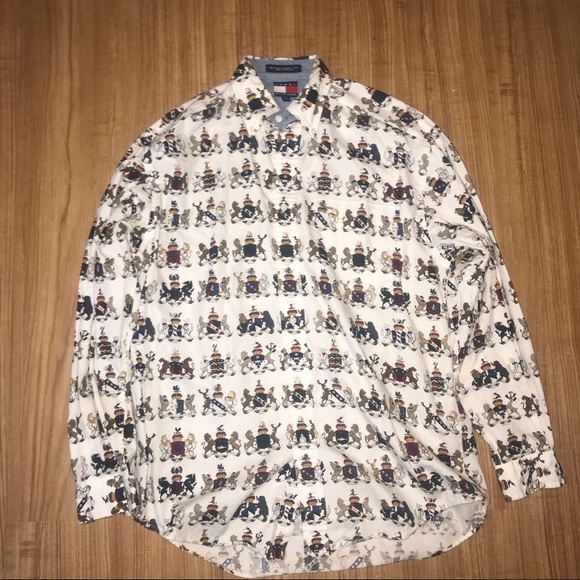 Vitg Tommy Hilfiger button down shirt Men Sz  S/P - Picture 5 of 6